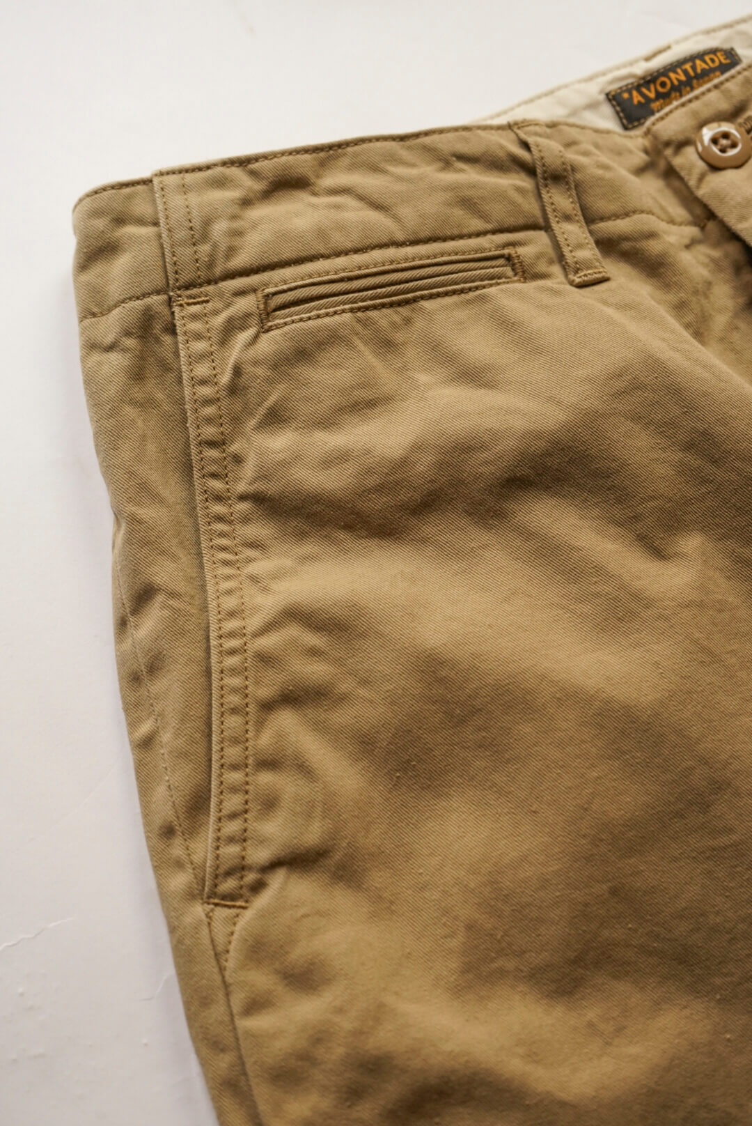 CLASSIC CHINO TROUSERS -SELVDGE TWILL-