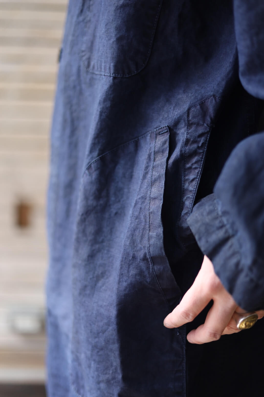 MANTEAU CHATEAUGAY - PURE INDIGO