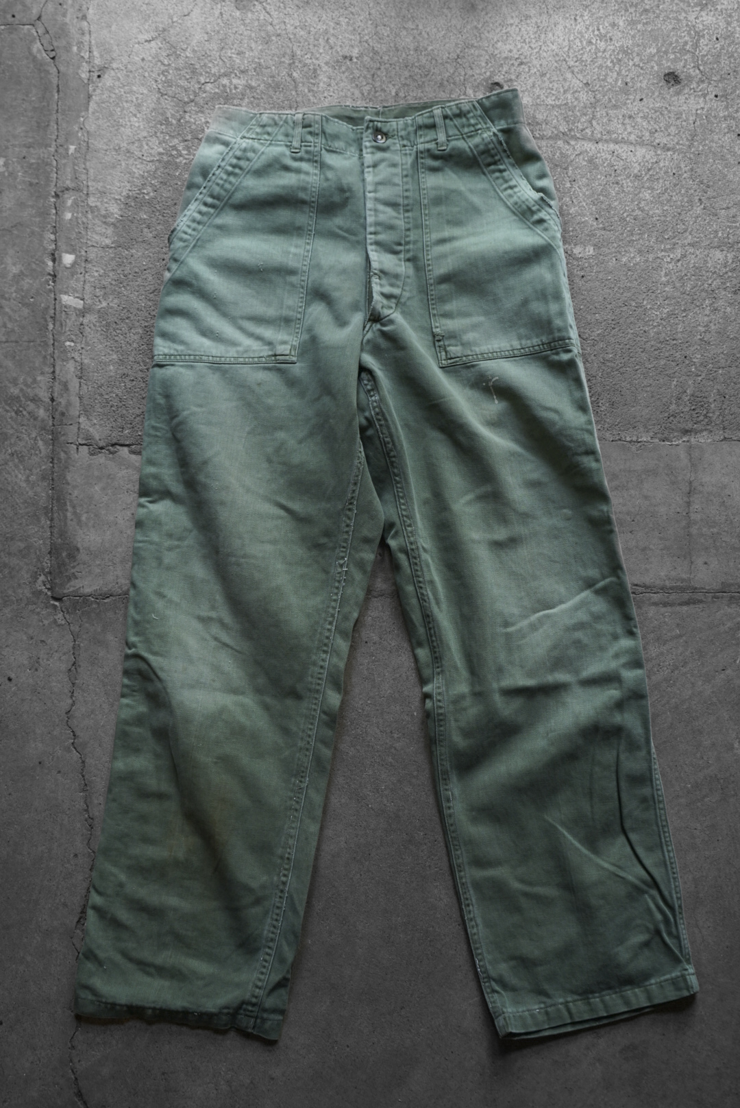 1950's US ARMY BAKER PANTS REPAIRED  01