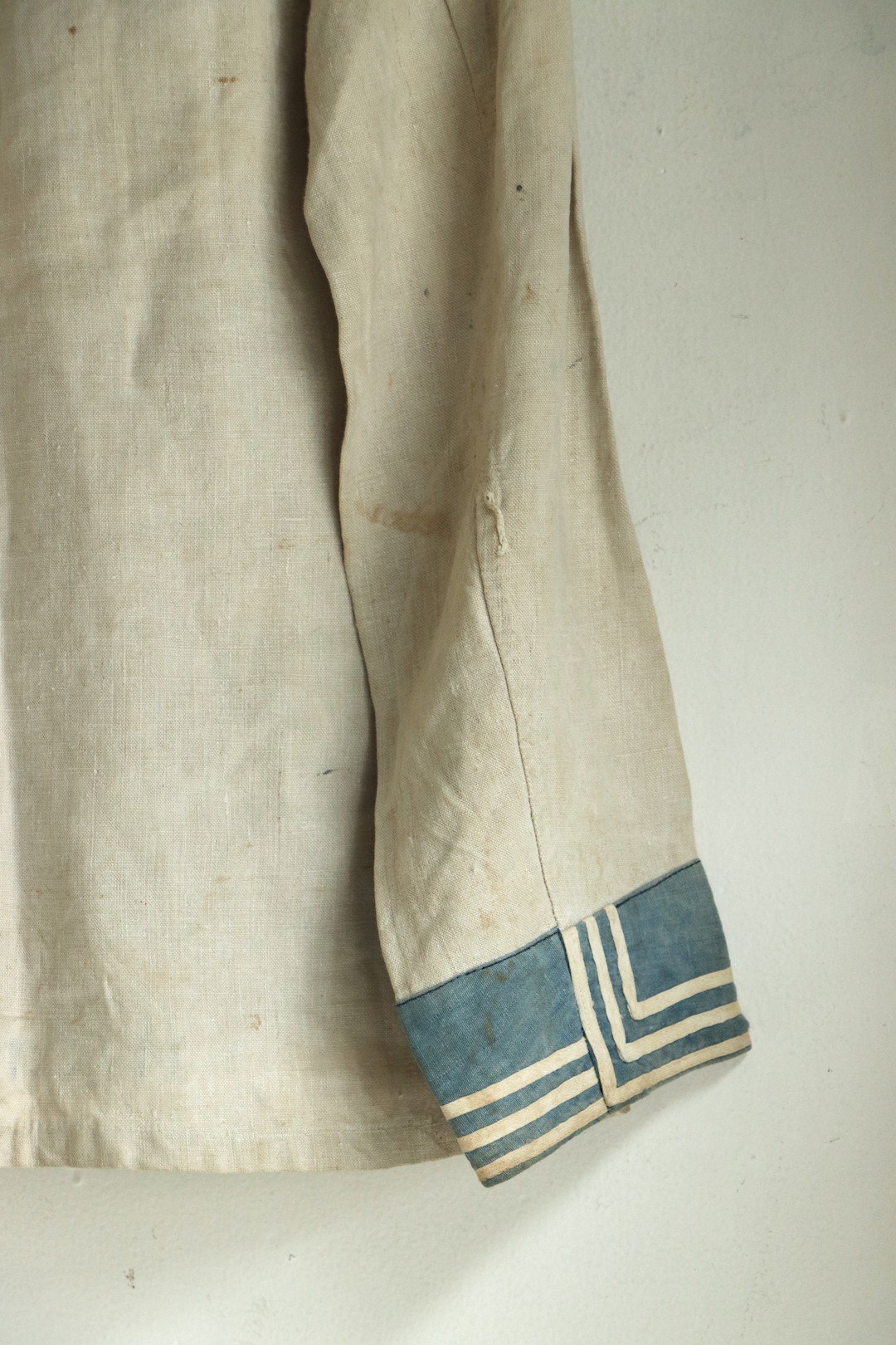 1930's Marine Nationale Linen Sailor Shirt