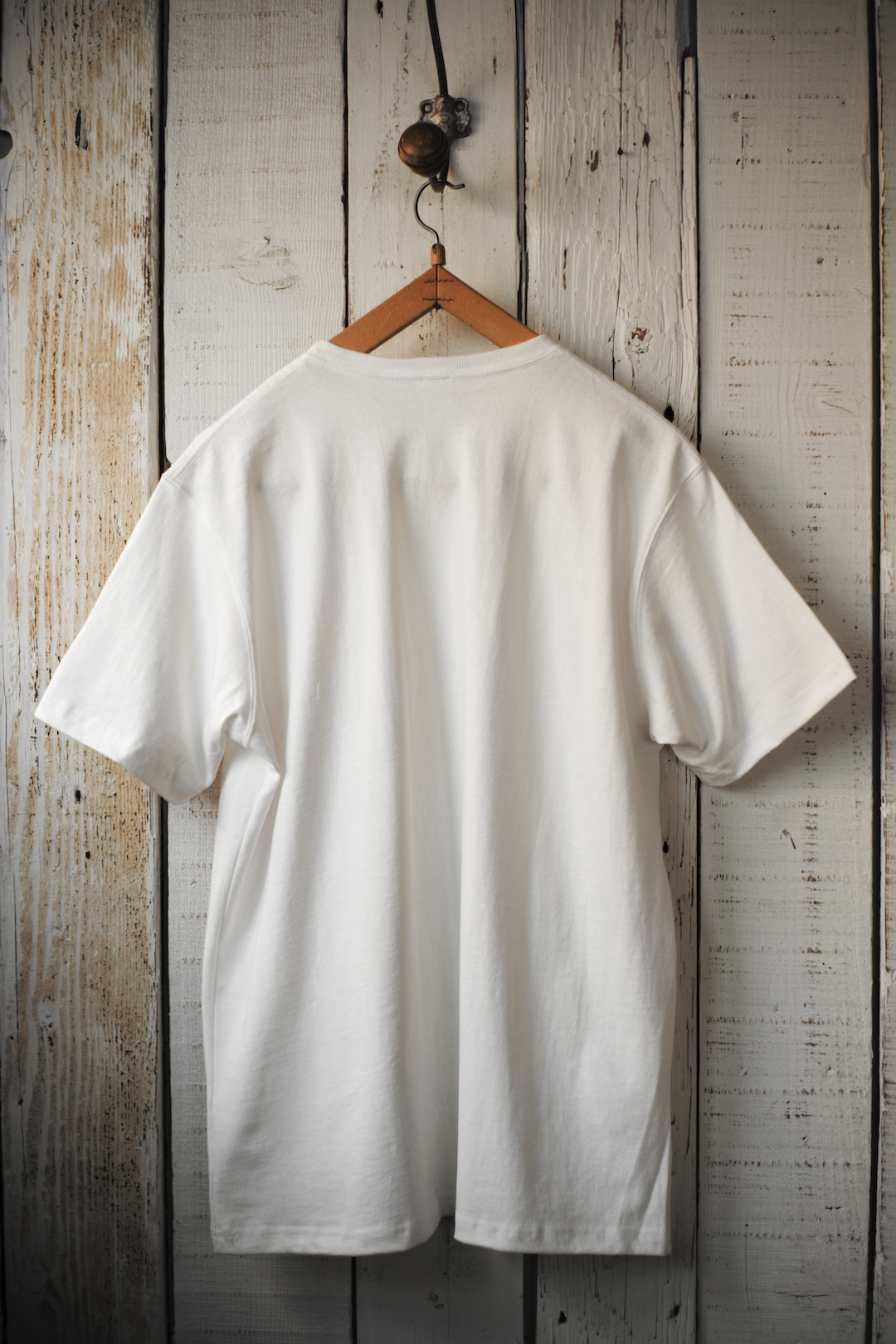 WHITE T-SHIRT MADE IN USA