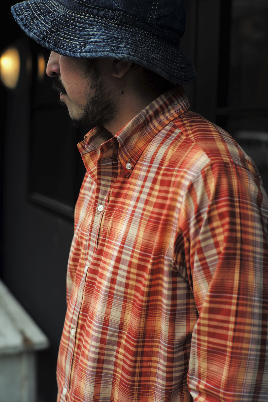 HOT WEATHER MADRAS B.D SHIRT-Arch Exclusive