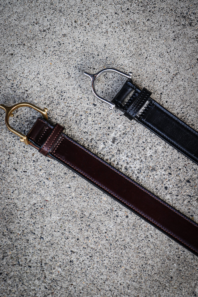 TORY LEATHER / 1 SPUR BUCKLE BELT