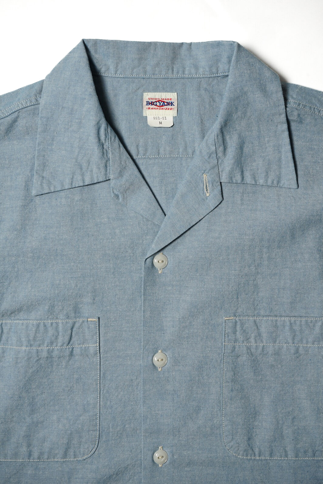 U54 QLS SHIRTS LT CHAMBRAY（LT INDIGO） - BIG YANK - ARCH