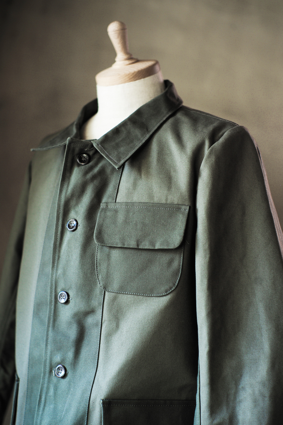 VINTAGE FABRIC EDITION SWISS MOUTAION CANVAS JACKET