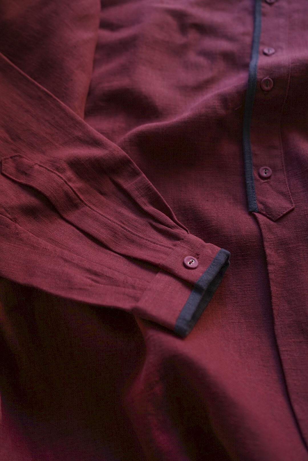 ORGANIC GERMAN LINEN OLD STYLE SHIRT