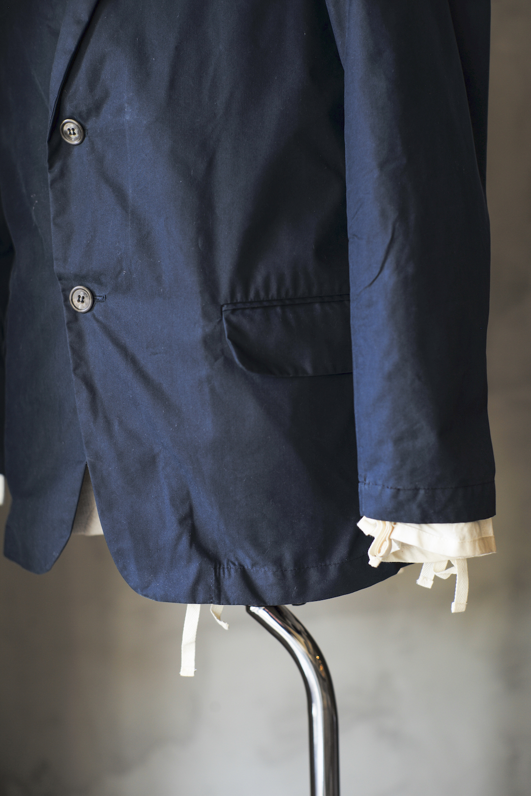 WAX COTTON WITH DETACHABLE LINING JACKET