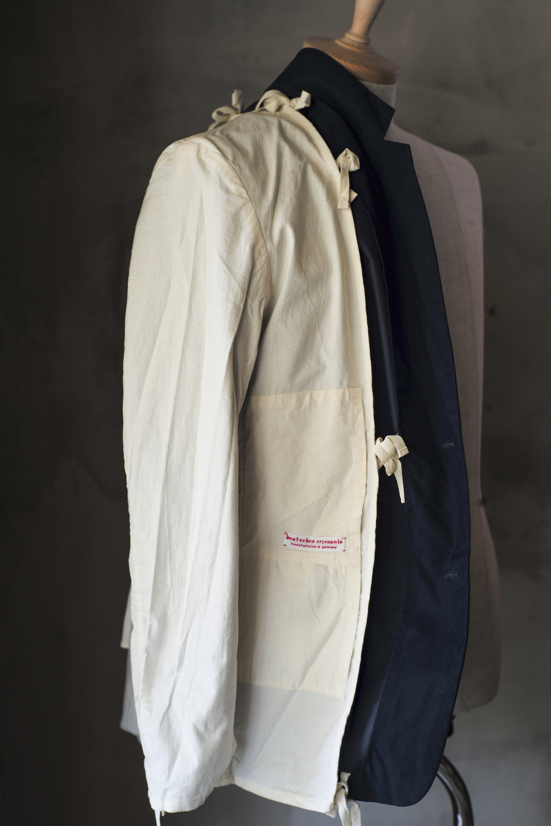 WAX COTTON WITH DETACHABLE LINING JACKET