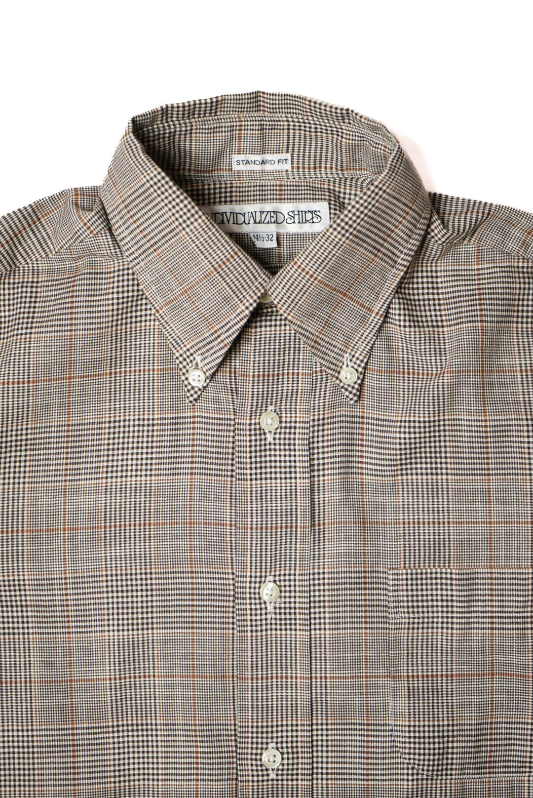 BUTTON B.D SHIRTS（GLEN CHECK）