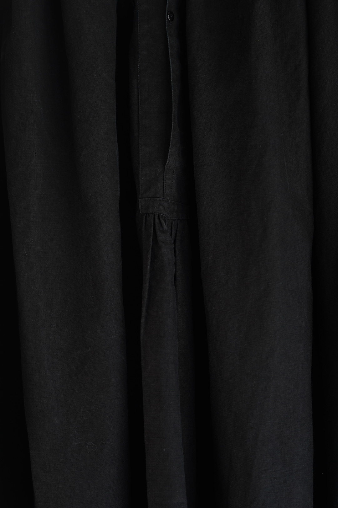 1900's French Black Indigo Linen "BIAUDE"