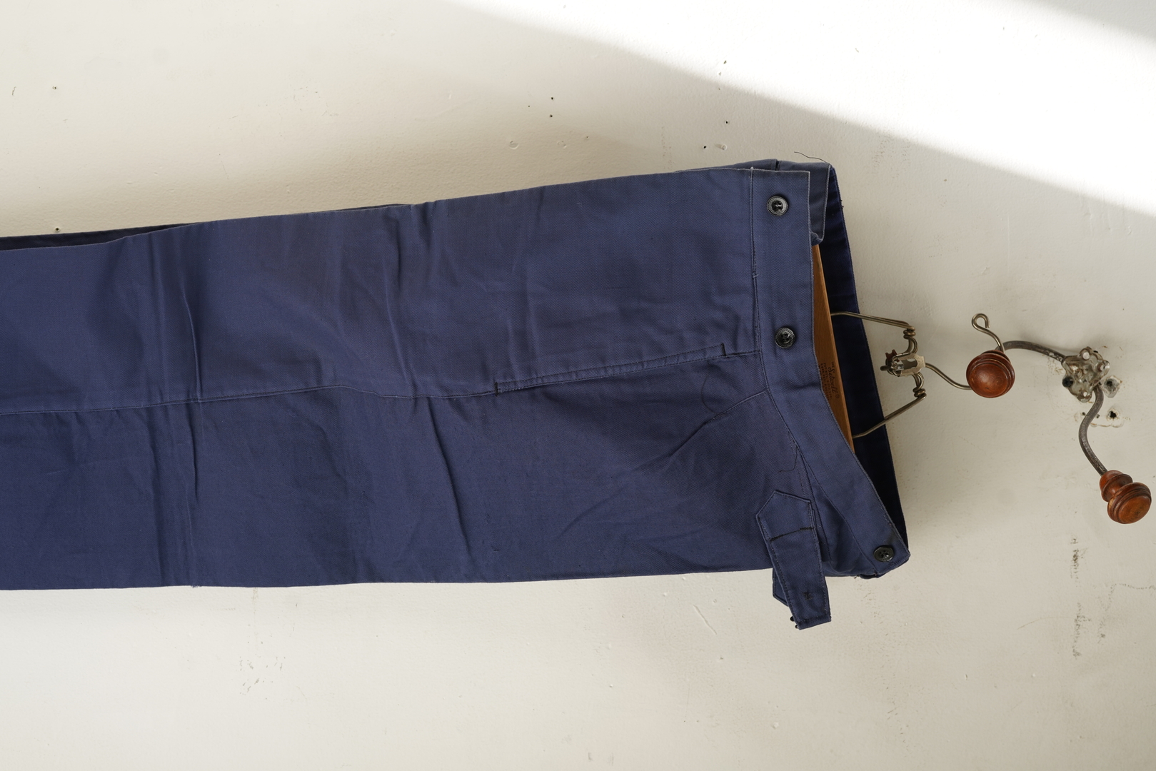 1930's French Cotton Twill Work Trousers
