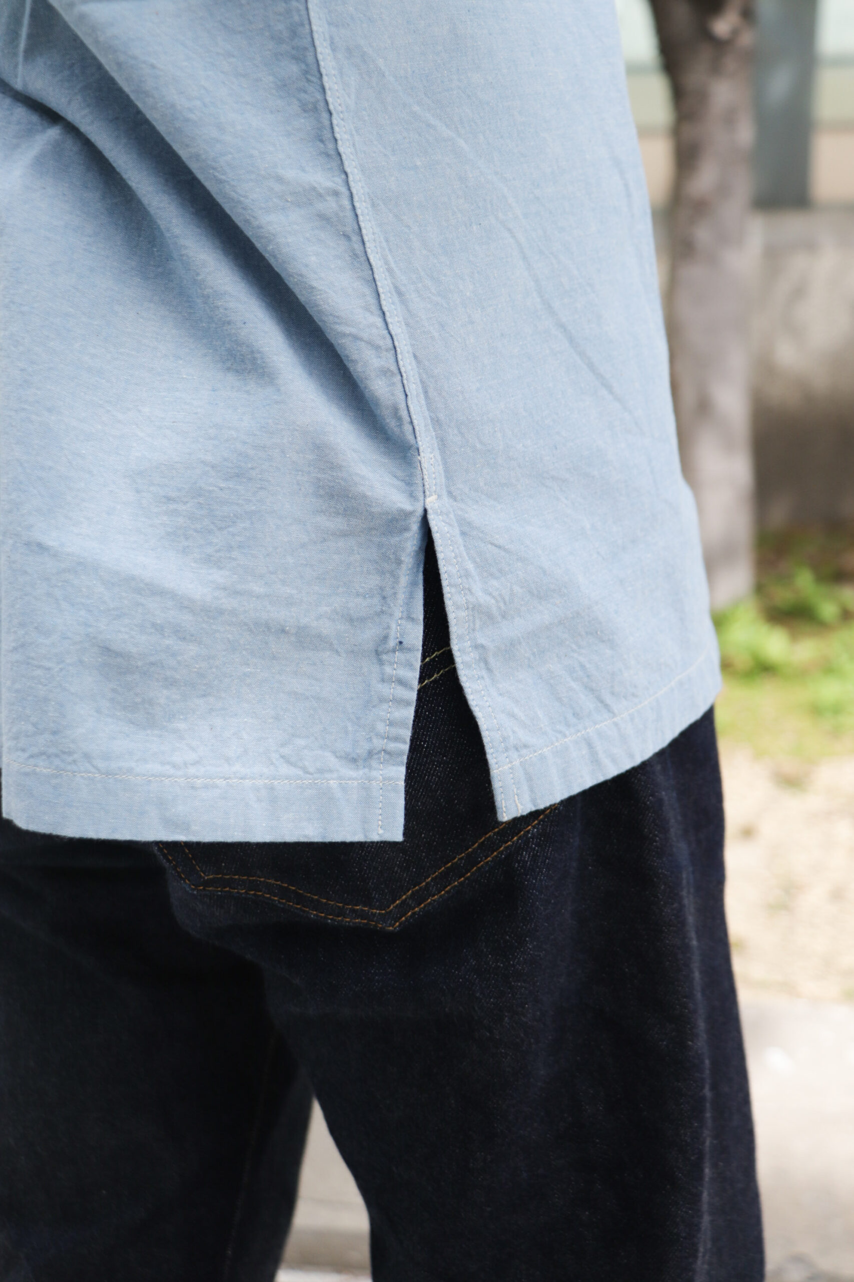 U54 QLS SHIRTS LT CHAMBRAY（LT INDIGO）