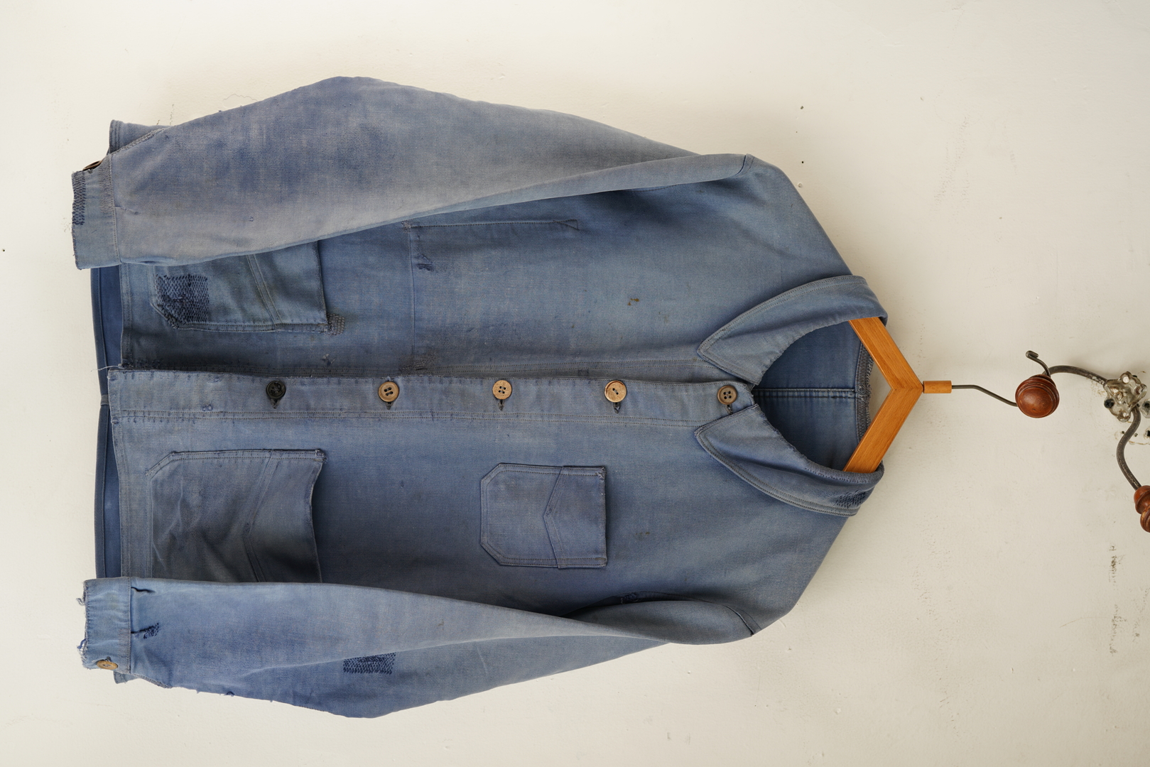1930-40's Blue Moleskin Work Jacket