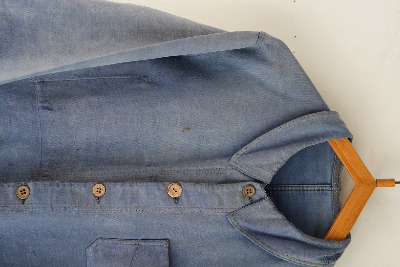 1930-40's Blue Moleskin Work Jacket