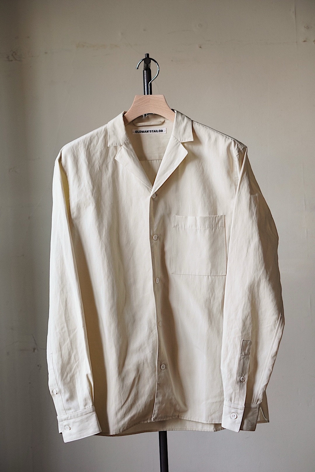 Oldman's Tailor / Tailor Collar Shirt (HEAVY COTTON LINEN)