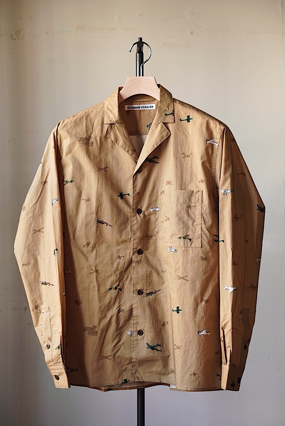 Oldman's Tailor / Tailor Collar Shirt (ROYAL AIR FORCE AIRPLANE )
