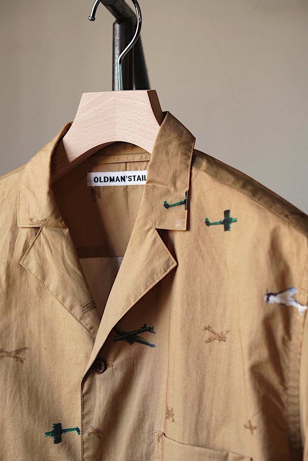 Oldman's Tailor / Tailor Collar Shirt (ROYAL AIR FORCE AIRPLANE )