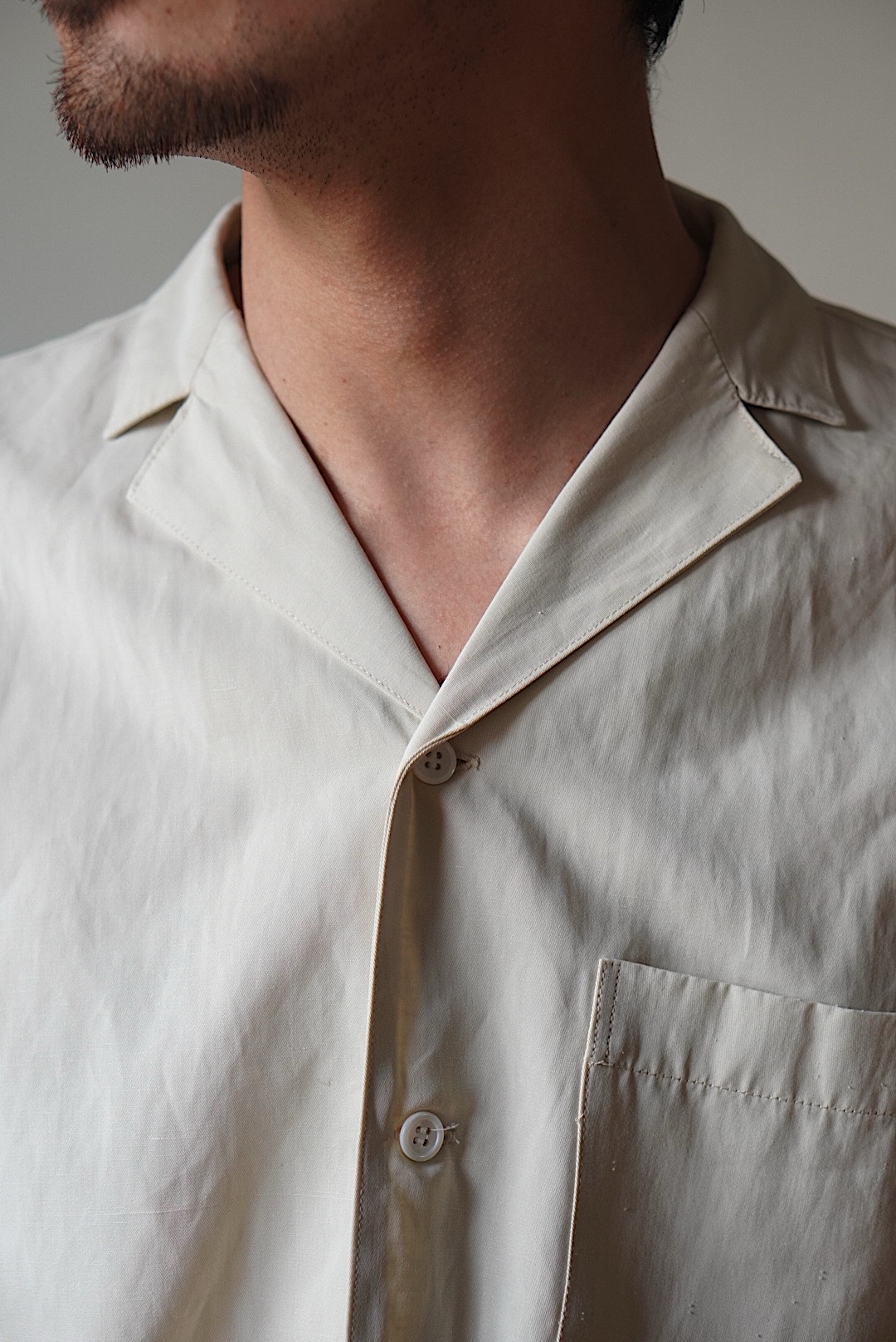 Oldman's Tailor / Tailor Collar Shirt (HEAVY COTTON LINEN)