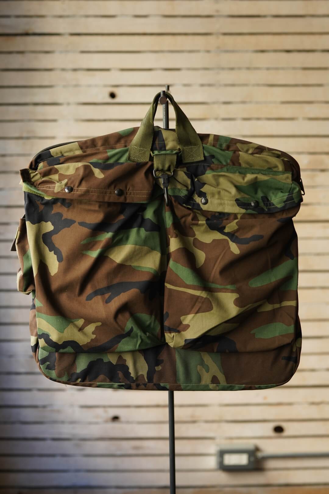 U.S.Military Woodland Camo Helmet Bag（Dead Stock）