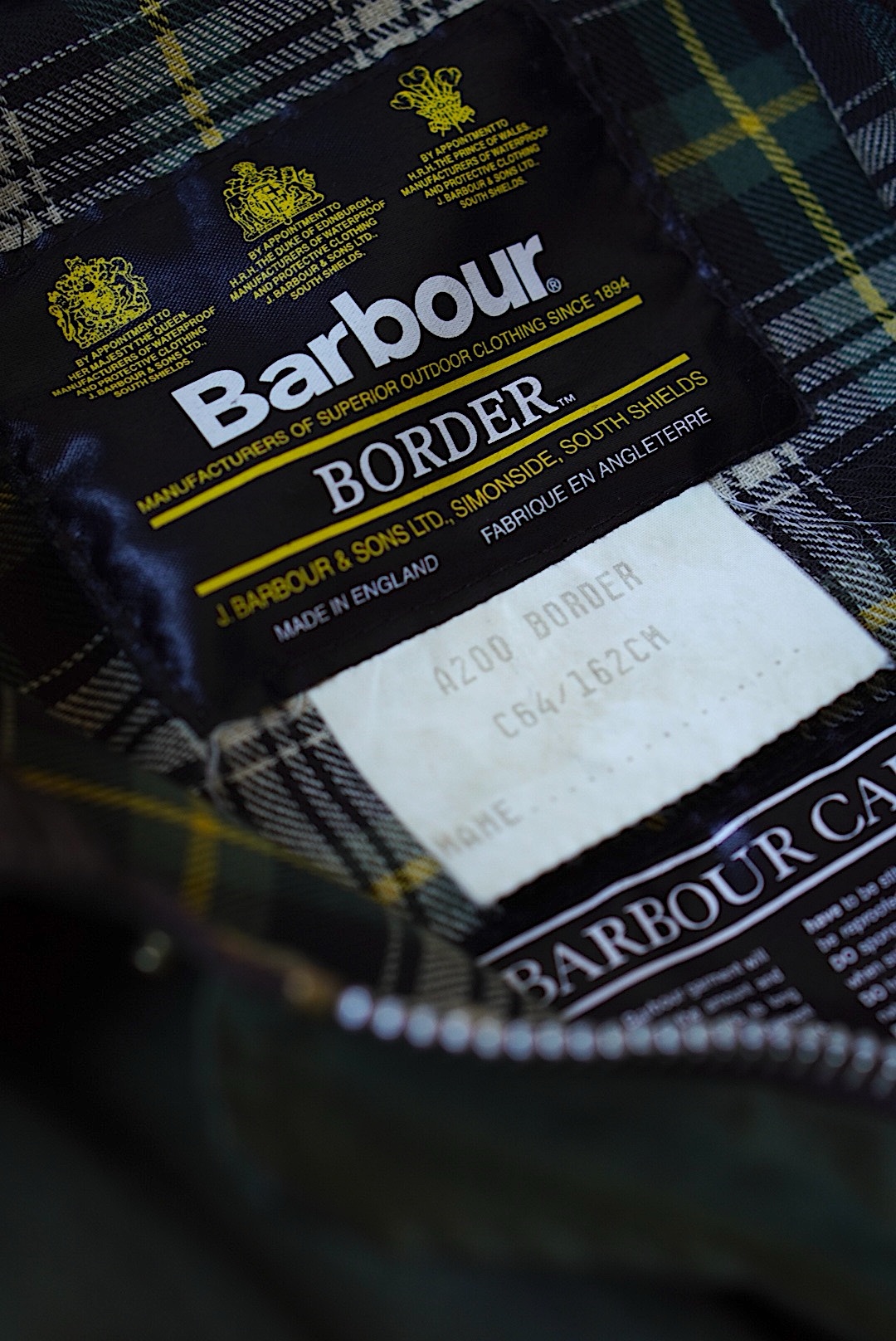 Barbour Border sage 64 (3Crown Special Size)
