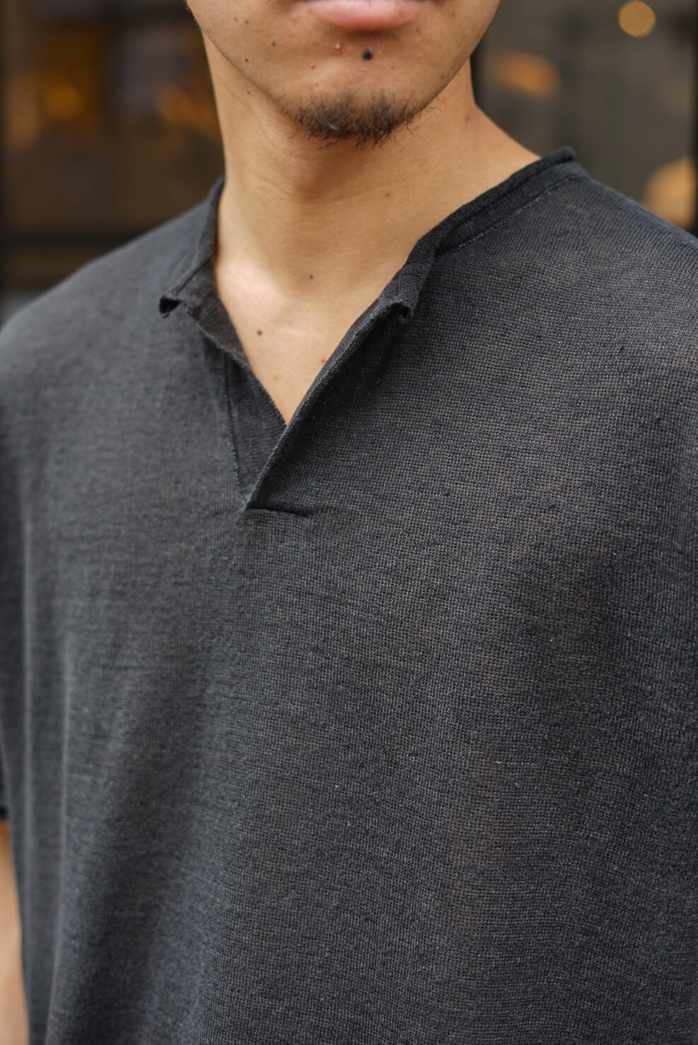 Neo Henley S/S "No Pocket" - ARCH EXCLUSIVE