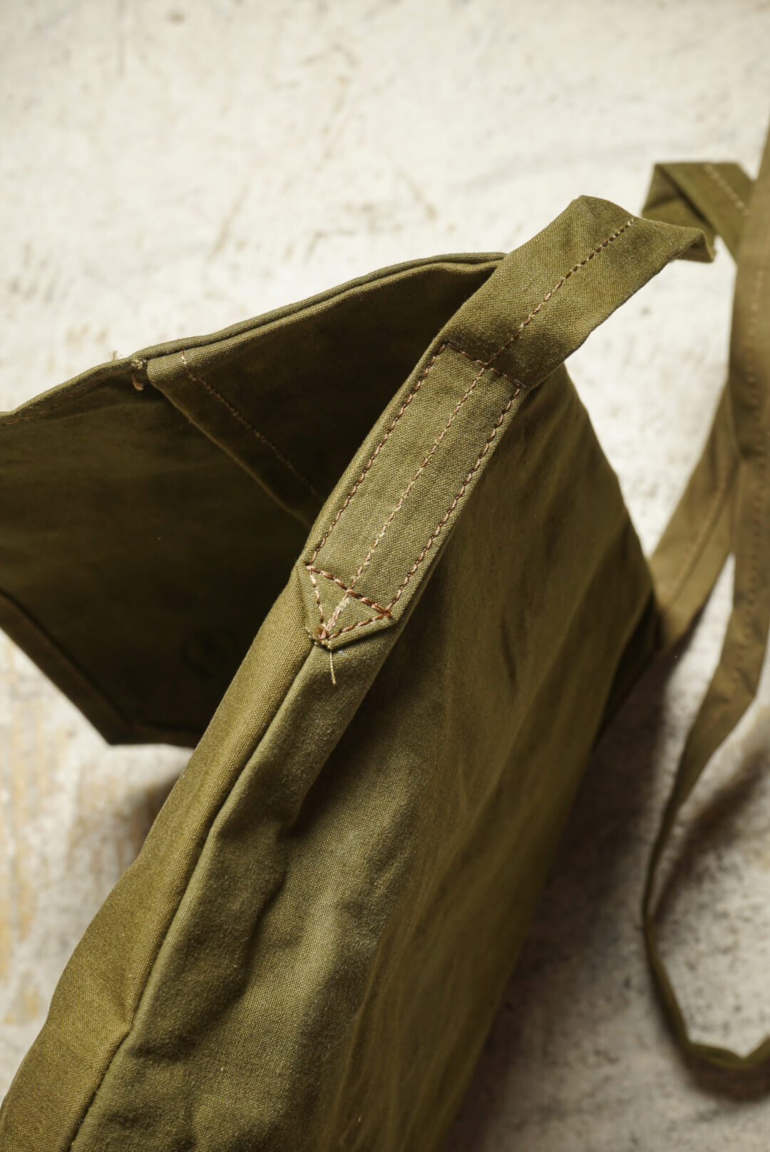 MILITARY BAG 1940'S W.GERMANY TENT CLOTH