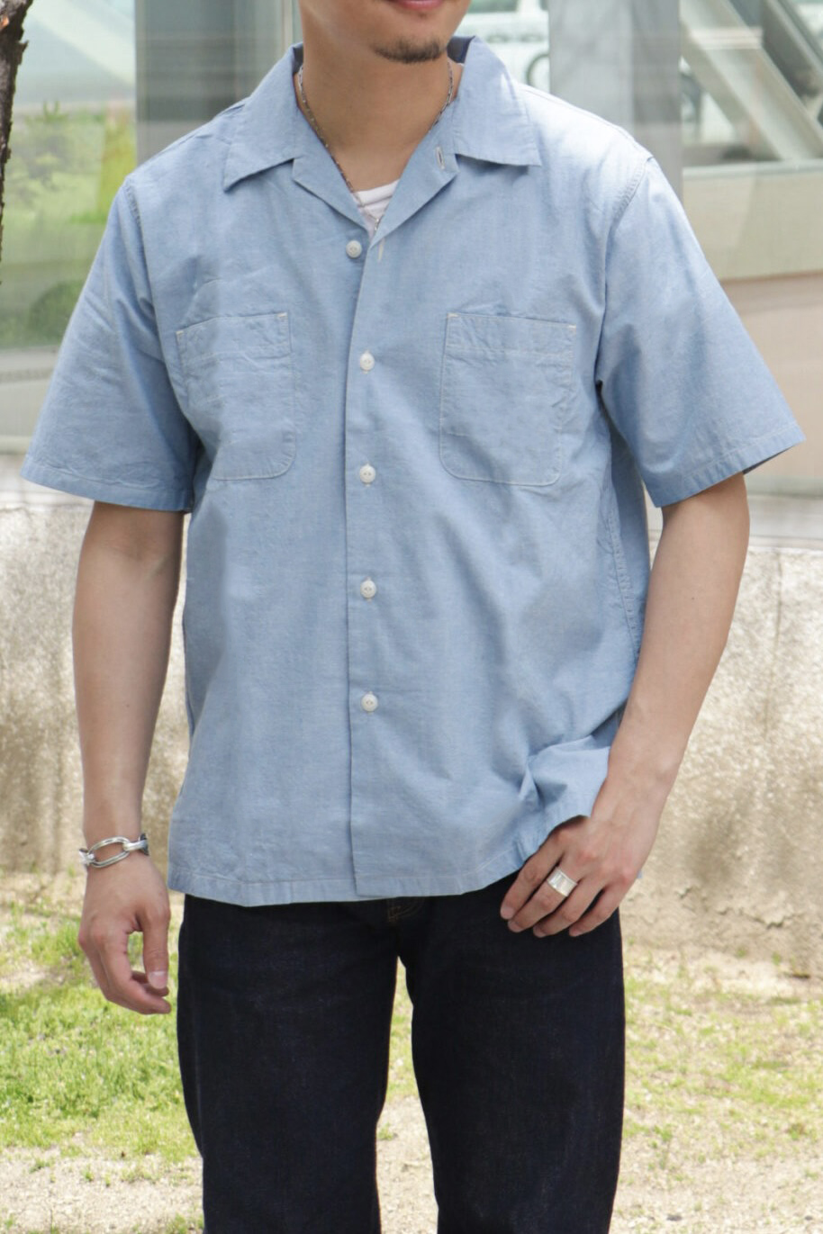 U54 QLS SHIRTS LT CHAMBRAY（LT INDIGO）