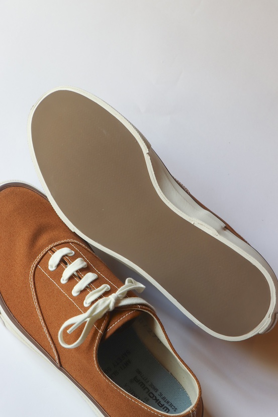 WAKOUWA LOW CUT BROWN×WHITE SOLE