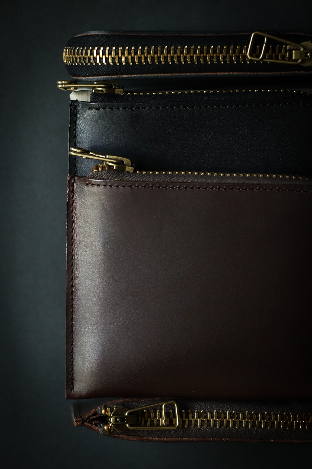 DIPPING WAX LEATHER WALLET