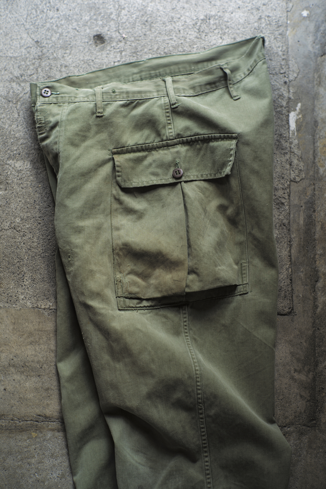 US ARMY M43 FIELD TROUSERS SIDE POCKET