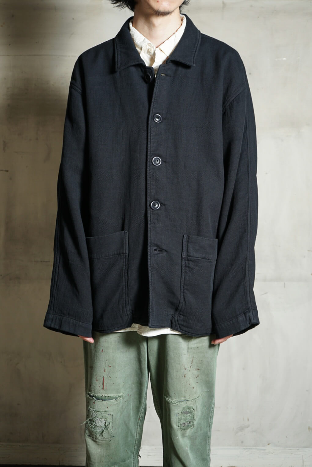 WORKER JACKET - WOOL CUT