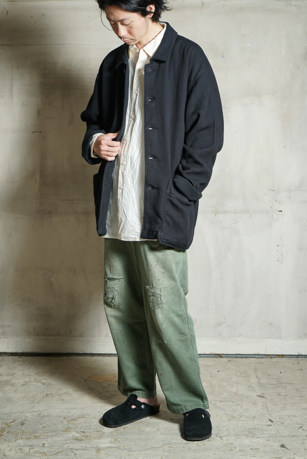 WORKER JACKET - WOOL CUT