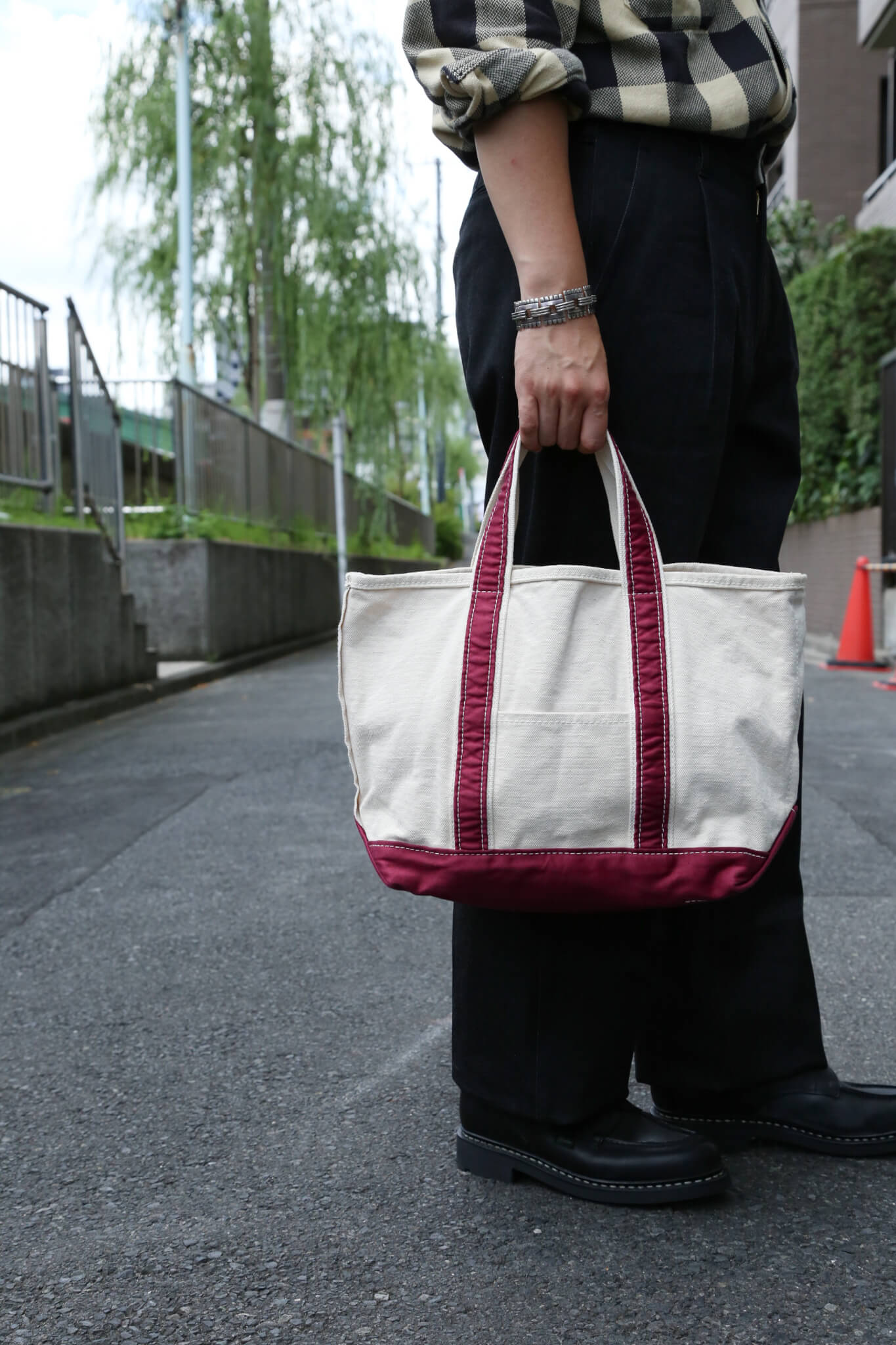 SAC COLMAR M (ECRU×BEAUJOLAIS)