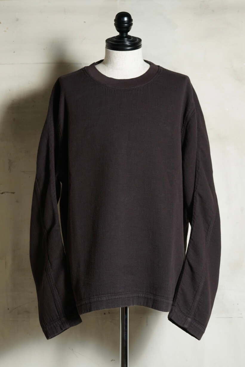 WORKER SWEATER - WOOL COT (BLACKBERRY)