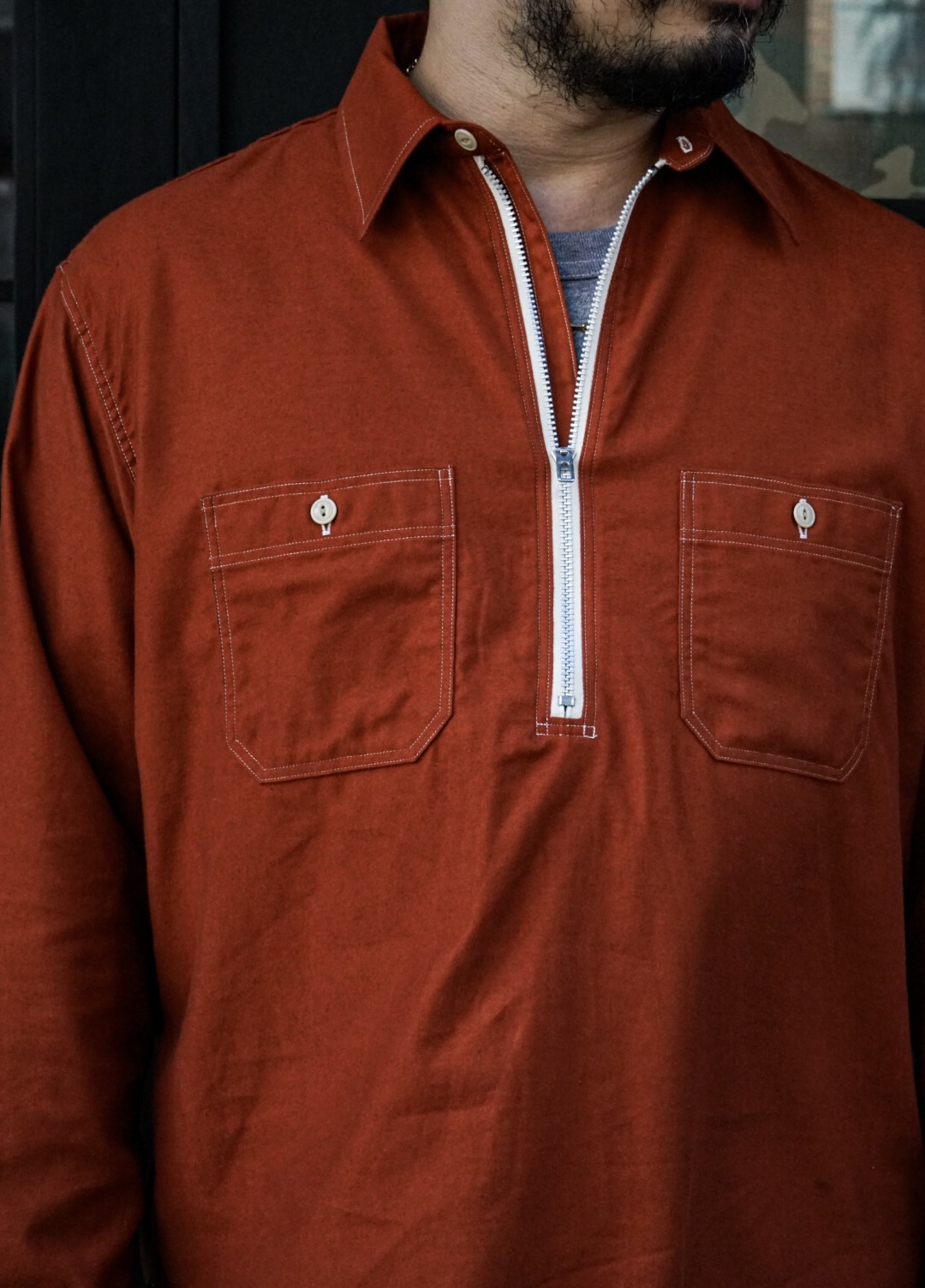 Half Zip Pullover Shirts