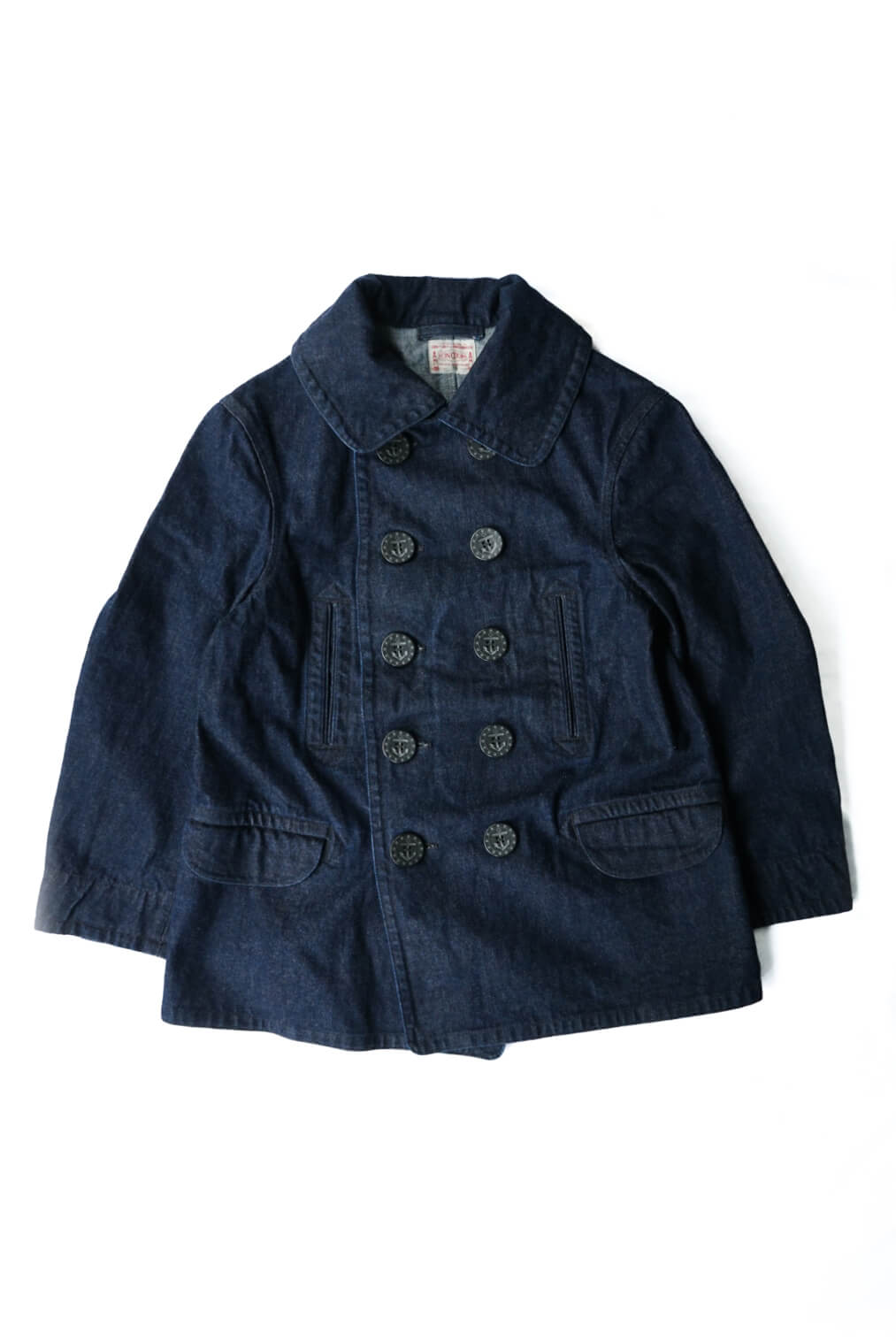 Denim Pea Coat