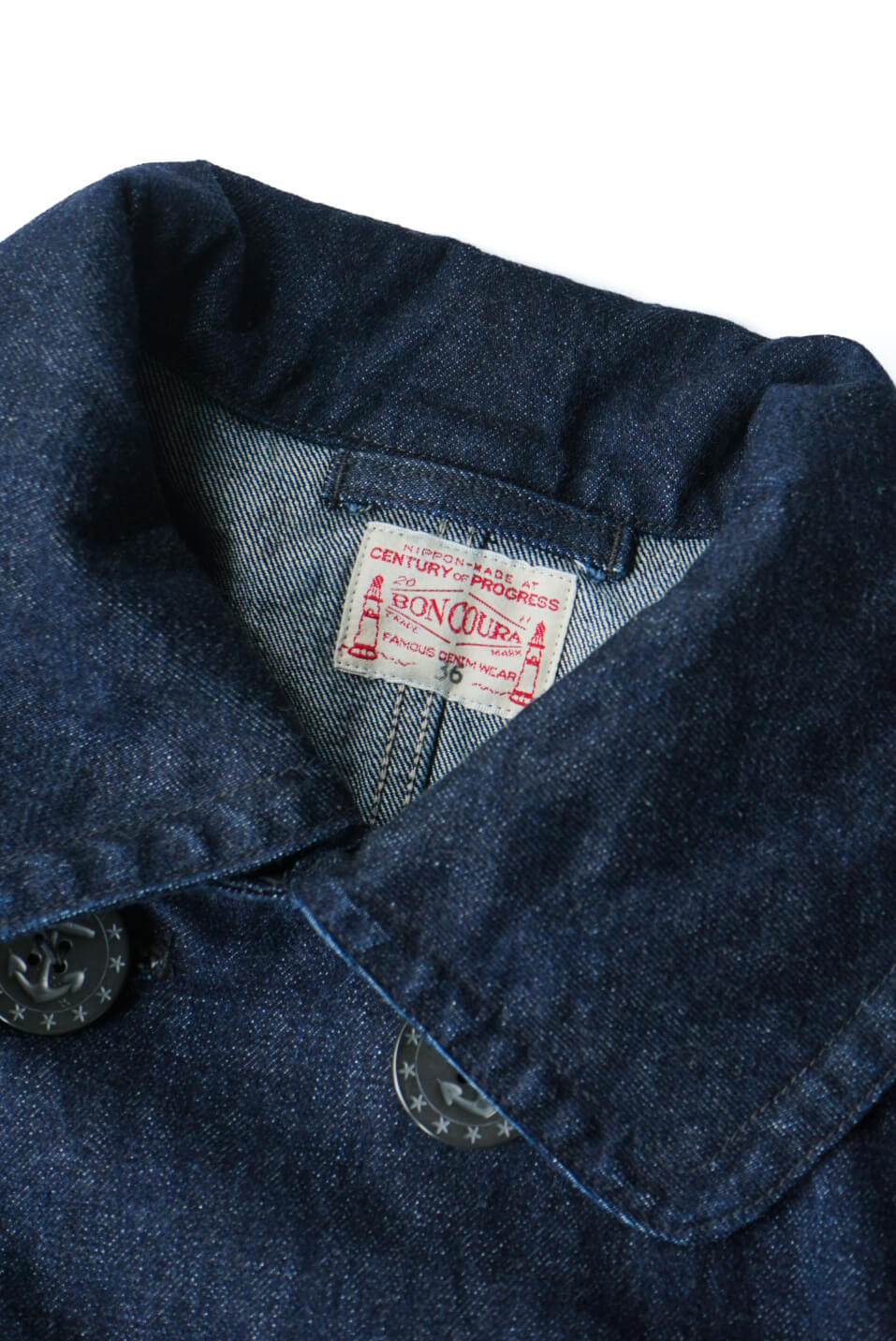 Denim Pea Coat