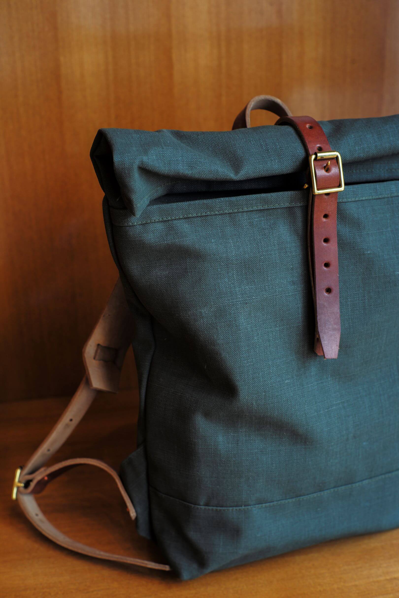ROLLTOP RUCKSACK MILITARY FLAX