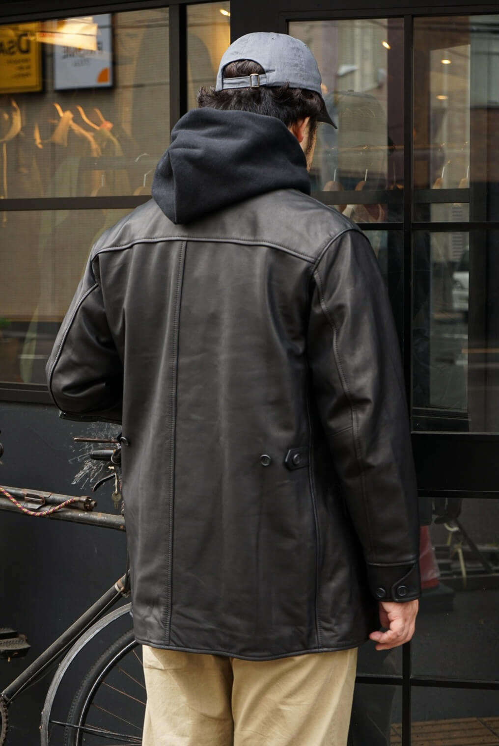 Leather Car Coat