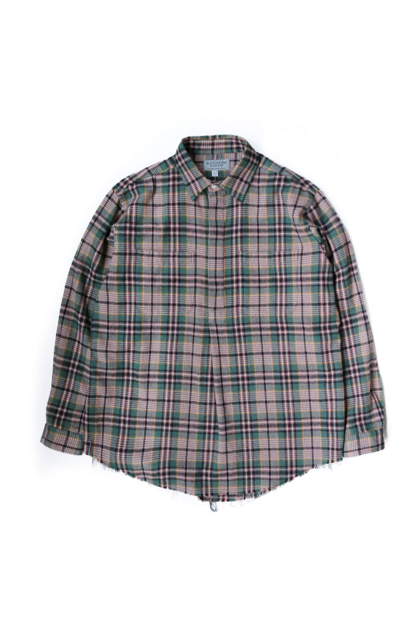 ROOMY SHIRTS II nel check (Gray)