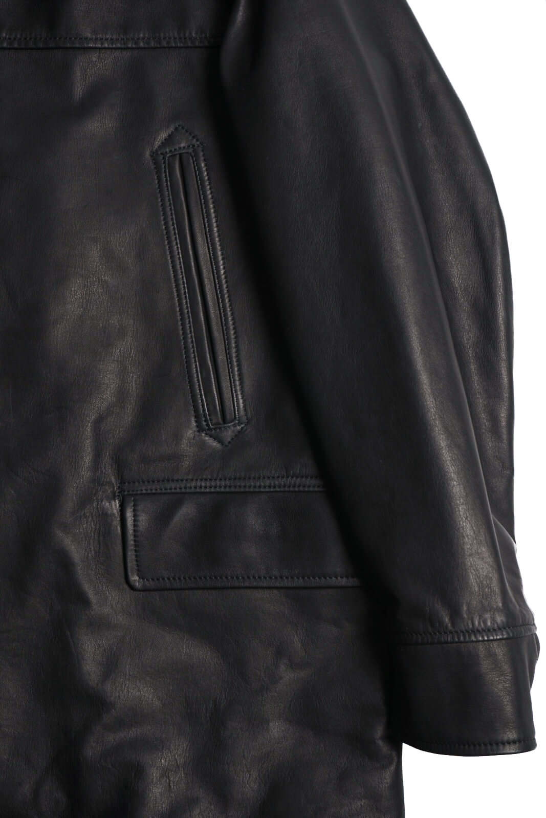 Leather Car Coat