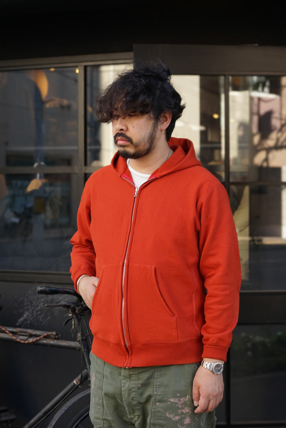 ZIP PARKA (SCARLET)