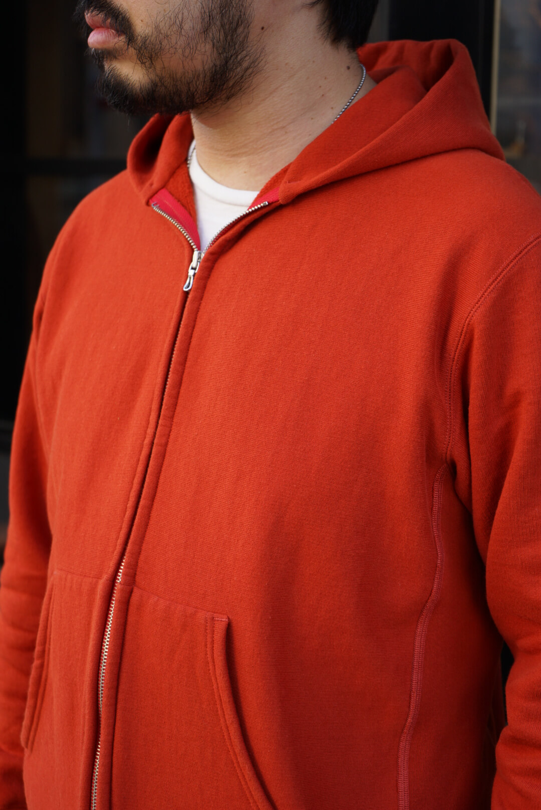 ZIP PARKA (SCARLET)