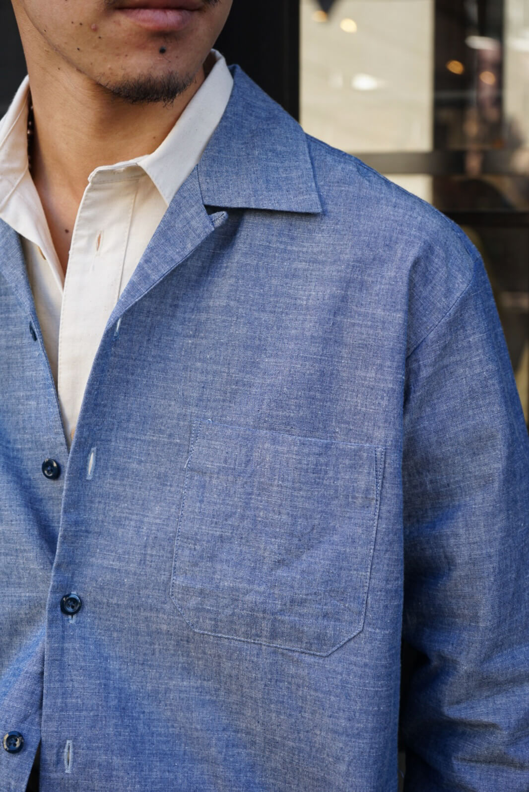 ABSHINTH SHIRT Bar.3.0_chambray