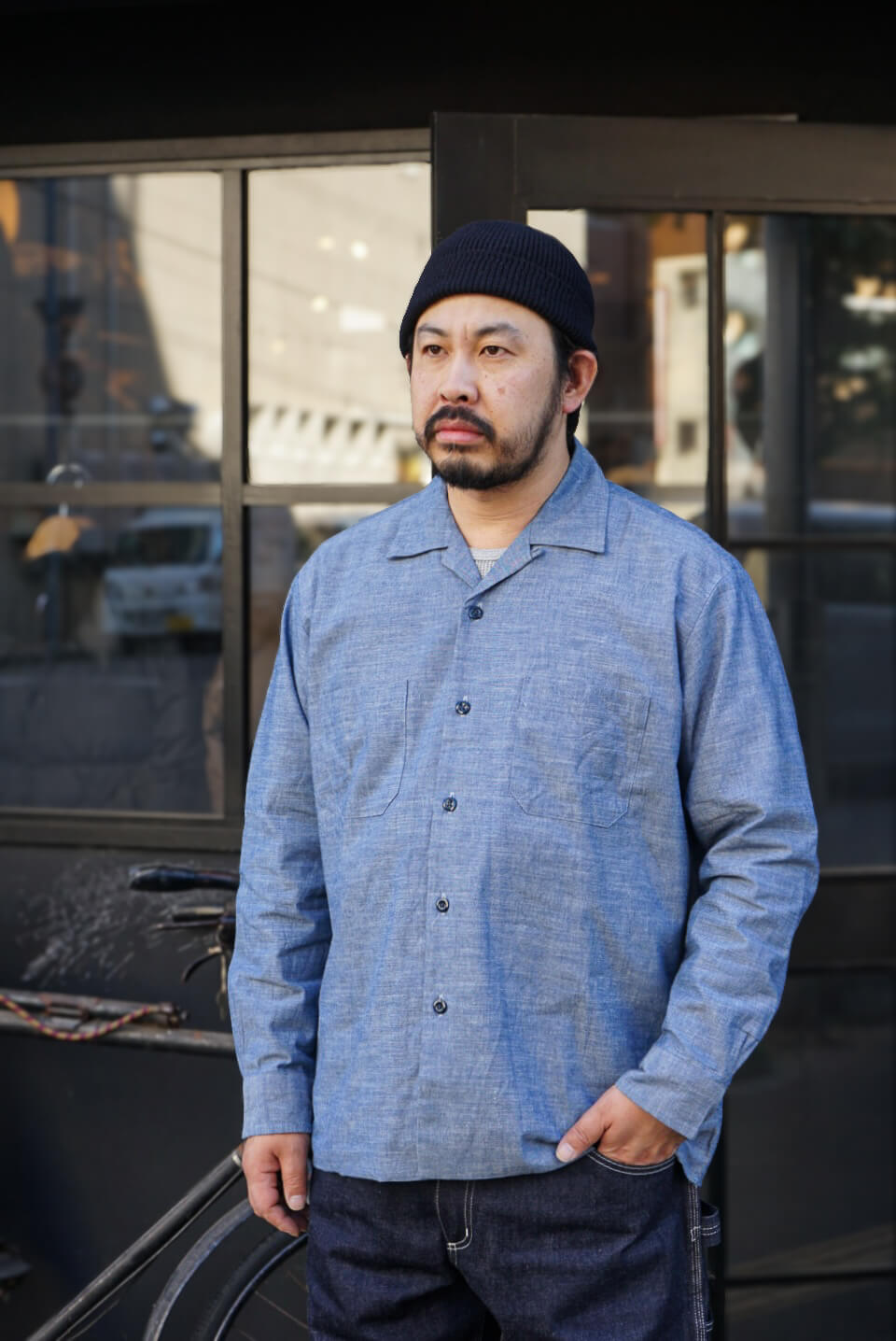 ABSHINTH SHIRT Bar.3.0_chambray