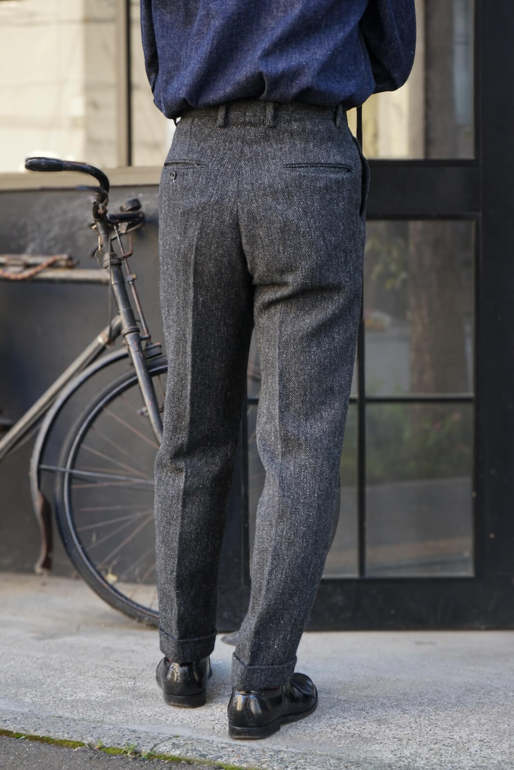 2P TROUSER FOX HERRINGBONE