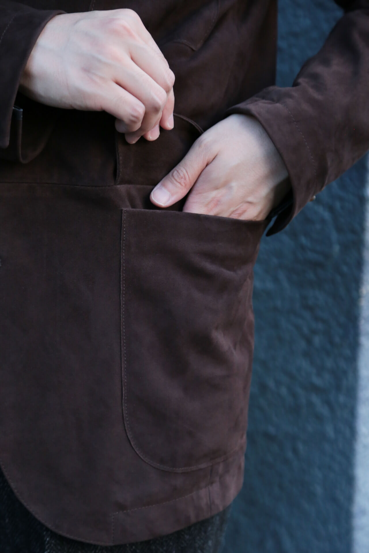 HUDSON JACKET SUEDE made by EMMETI