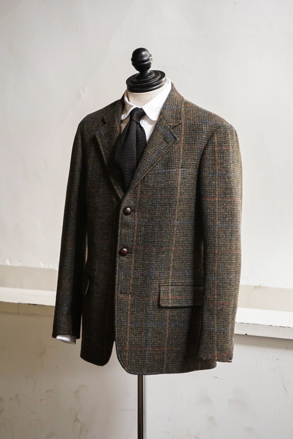 SPORTS COAT HARRIS TWEED（DARK GREEN）