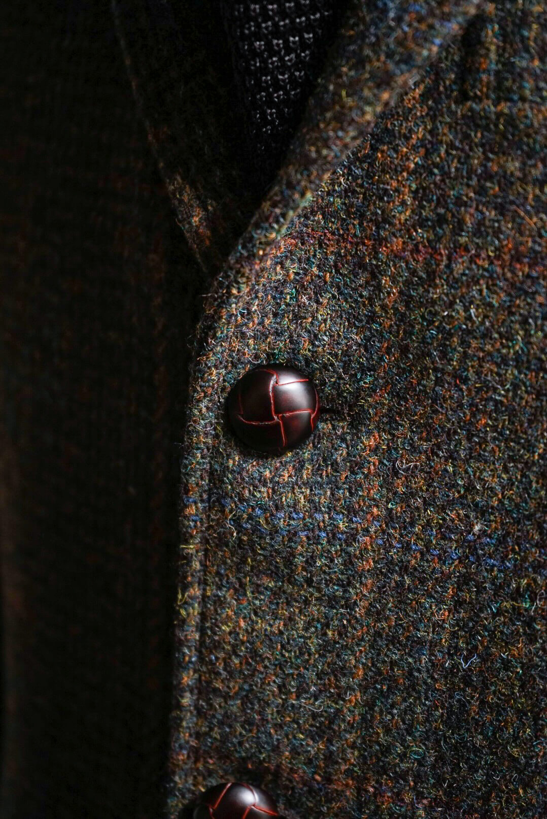 SPORTS COAT HARRIS TWEED（DARK GREEN）