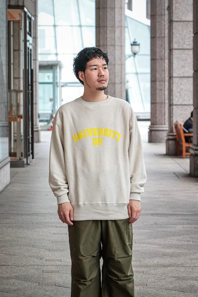 UNIVERSITY CREW SWEAT